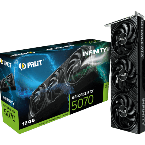Palit GeForce RTX 5070 Infinity 3 12GB GDDR7 Graphics Card - NE75070019K9-GB2050S