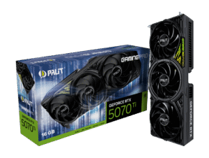 Palit GeForce RTX 5070 Ti GamingPro V1 16GB GDDR7 Graphics Card - NE7507T019T2-GB2031Y