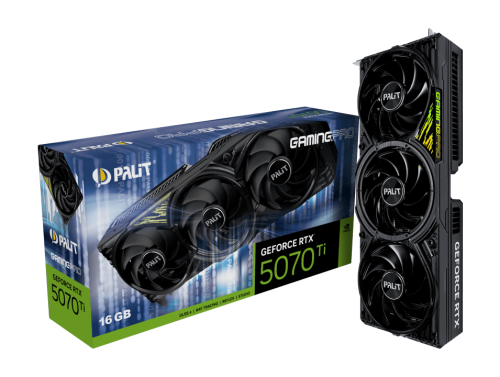 Palit GeForce RTX 5070 Ti GamingPro V1 16GB GDDR7 Graphics Card - NE7507T019T2-GB2031Y