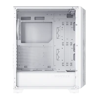 Montech Sky One Lite White ATX Mid Tower Case 3x120mm ARGB Fans Mesh Front Tempered Glass Side ARGB Lighting Strip - 4710562746891