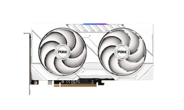 11350_02_rx9060xt_pure_c01 SAPPHIRE PURE AMD Radeon RX 9060 XT 16GB GDDR6 Graphics Card with RDNA 4 Architecture and Dual-X Cooling - SPR-11350-02-20G