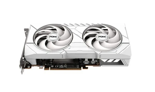 11350_02_rx9060xt_pure_c04 SAPPHIRE PURE AMD Radeon RX 9060 XT 16GB GDDR6 Graphics Card with RDNA 4 Architecture and Dual-X Cooling - SPR-11350-02-20G