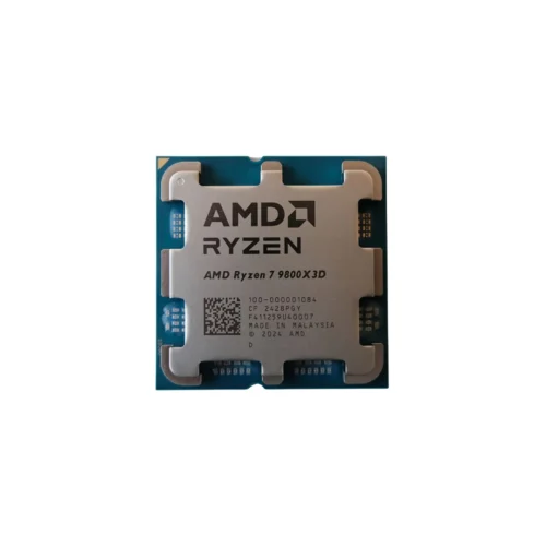 AMD Ryzen 7 9800X3D 8-Core, 16-Thread Tray Type Desktop Processor (no box/cooler) - 100-000001084