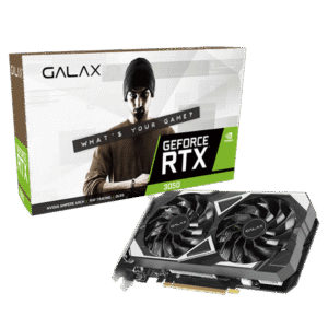 GALAX RTX 3050 EX Black 6GB GDDR6 Ada Lovelace Graphics Card Dual Fan DLSS 3 - 35NRLDHP9ODV