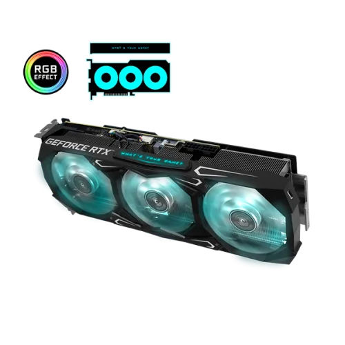 GALAX RTX 3080 Ti SG 1-Click OC 12GB GDDR6X Ampere Graphics Card Triple Fan DLSS 2 ARGB - 38IOM5MD99DD