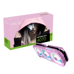 GALAX RTX 4070 EX Gamer Pink 12GB GDDR6X Ada Lovelace Graphics Card Triple Fan DLSS 3 ARGB - 47NOM7MD7LPK