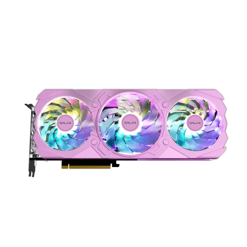 GALAX RTX 4070 EX Gamer Pink 12GB GDDR6X Ada Lovelace Graphics Card Triple Fan DLSS 3 ARGB - 47NOM7MD7LPK