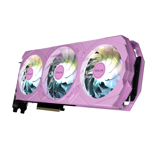 GALAX RTX 4070 EX Gamer Pink 12GB GDDR6X Ada Lovelace Graphics Card Triple Fan DLSS 3 ARGB - 47NOM7MD7LPK