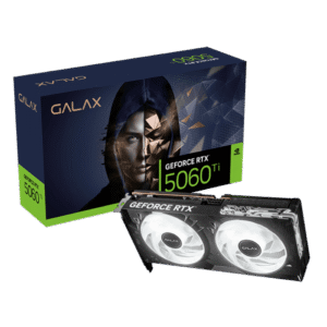 GALAX RTX 5060 Ti 1-Click OC Black 8GB GDDR7 Blackwell Graphics Card Dual Fan DLSS 4 - 56ISN8MDCPCT