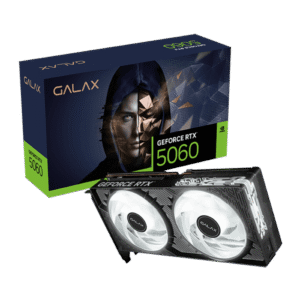 GALAX RTX 5060 1-Click OC Black 8GB GDDR7 Blackwell Graphics Card Dual Fan DLSS 4 - 56NSN8MDCPLE