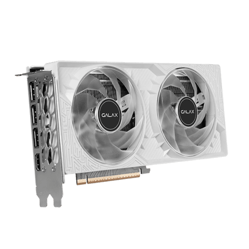 GALAX RTX 5060 1-Click OC White 8GB GDDR7 Blackwell Graphics Card Dual Fan DLSS 4 - 56NSN8MDCQLE