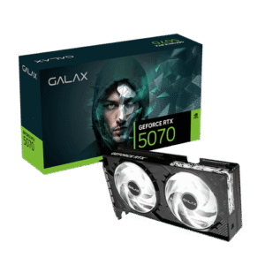 GALAX RTX 5070 1-Click OC Black 12GB GDDR7 Blackwell Graphics Card Dual Fan DLSS 4 - 57NON7MDBROC