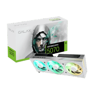 GALAX RTX 5070 EX Gamer White 1-Click OC 12GB GDDR7 Blackwell Graphics Card Triple Fan DLSS 4 ARGB - 57NON7MDBVXW