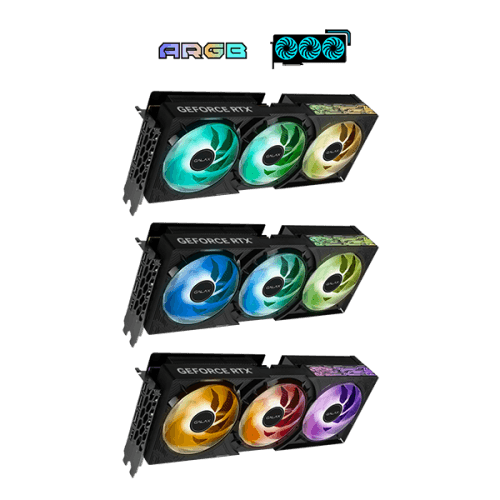 GALAX RTX 5080 1-Click OC 16GB GDDR7 Blackwell Graphics Card Triple Fan DLSS 4 ARGB - 58NZN6MDBBOC