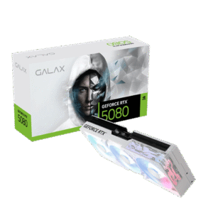 58NZN6MDBCWH 1 GALAX RTX 5080 1-Click OC White 16GB GDDR7 Blackwell Graphics Card Triple Fan DLSS 4 ARGB - 58NZN6MDBCWH