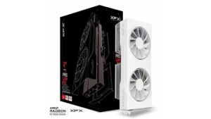 XFX Swift AMD Radeon RX 9060 XT OC Dual Fan Gaming Edition 8GB GDDR6 White Graphics Card - RX-96TSW8GWQ