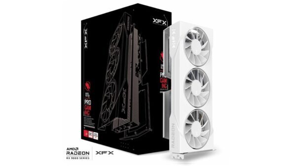 XFX Swift AMD Radeon RX 9060 XT OC White Triple Fan Gaming Edition 16GB GDDR6 Graphics Card - RX-96TS316W7