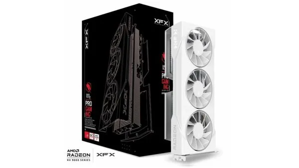 XFX Swift AMD Radeon RX 9060 XT OC White Triple Fan Gaming Edition 16GB GDDR6 Graphics Card - RX-96TS316W7