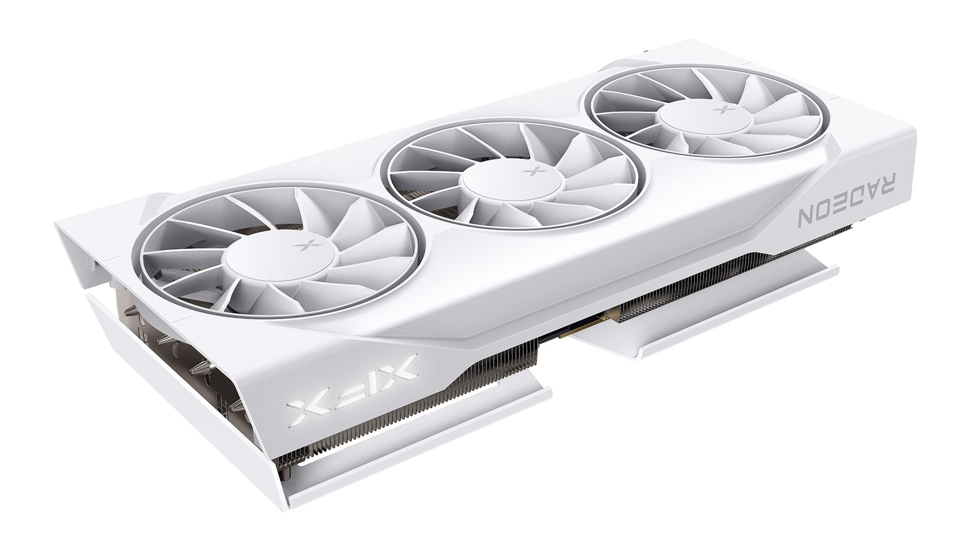 XFX Swift AMD Radeon RX 9060 XT OC White Triple Fan Gaming Edition 16GB GDDR6 Graphics Card - RX-96TS316W7 2 XFX Swift AMD Radeon RX 9060 XT OC White Triple Fan Gaming Edition 16GB GDDR6 Graphics Card - RX-96TS316W7 - Image 2