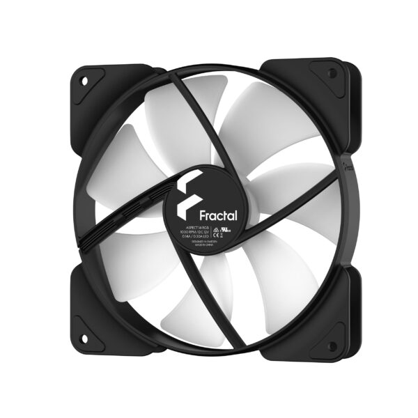 Fractal Design Aspect 14 RGB Black Frame 140mm Cooling Fan ARGB - Aspect 14 RGB Black Frame