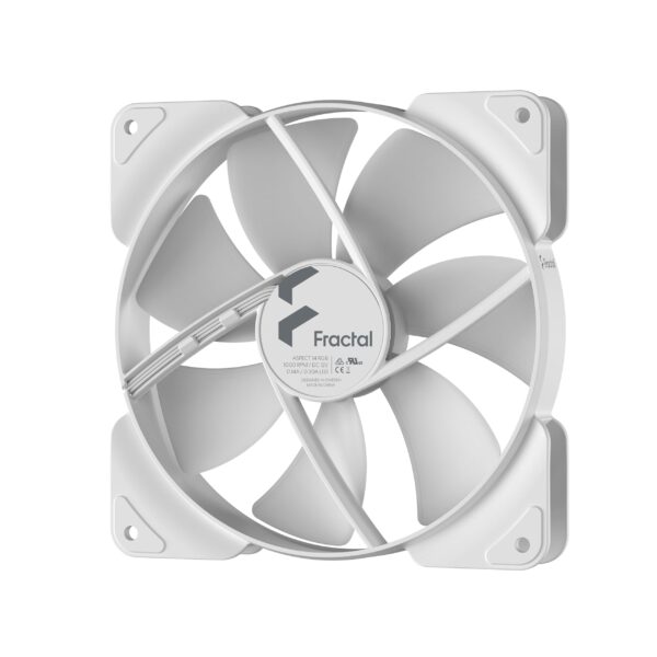 Fractal Design Aspect 14 RGB White Frame 140mm Cooling Fan ARGB PWM -Aspect 14 RGB White Frame