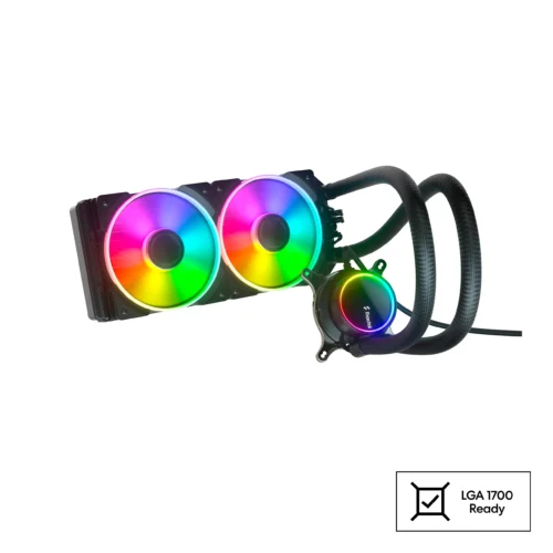 Fractal Design Celsius+ S24 Prisma AIO Cooler 240mm Radiator ARGB Fans - Celsius+ S24 Prisma Water Cooling Unit