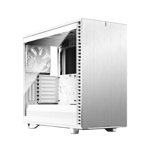 Fractal Design Define 7 White TG Clear Tint ATX Case USB-C - Define 7 White TG Clear Tint
