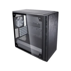 Fractal Design Define Mini C Black TG Micro-ATX Case - Define Mini C Black Tempered Glass