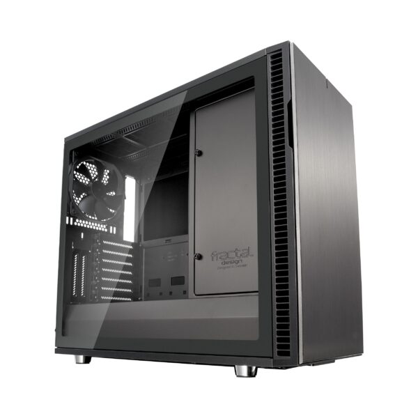 Define R6 Grey Tempered Glass 1 Fractal Design Define R6 Grey TG ATX Case - Define R6 Grey Tempered Glass