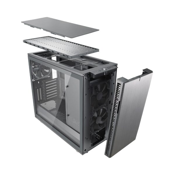 Define R6 Grey Tempered Glass 7 Fractal Design Define R6 Grey TG ATX Case - Define R6 Grey Tempered Glass