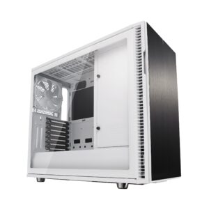 Fractal Design Define R6 White TG ATX Case - Define R6 White Tempered Glass