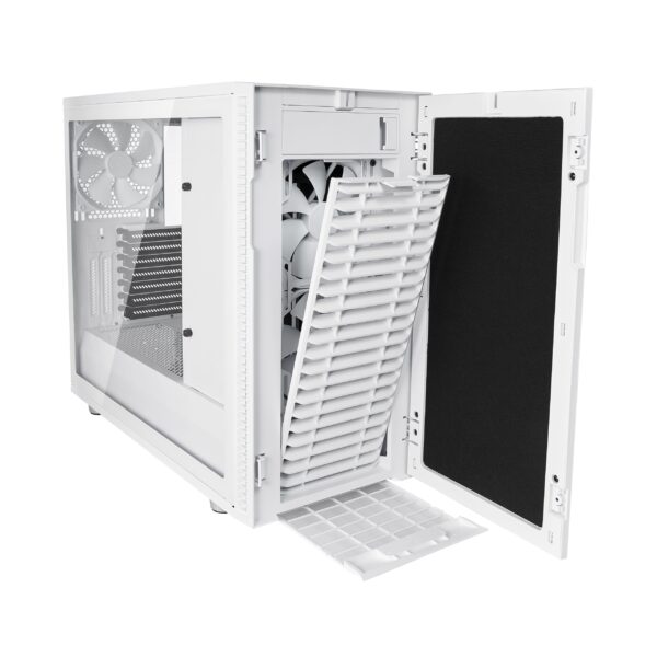 Fractal Design Define R6 White TG ATX Case - Define R6 White Tempered Glass