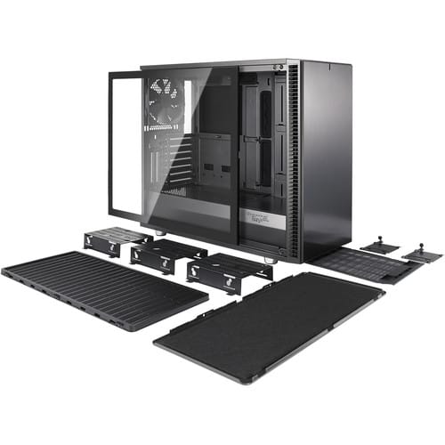 Fractal Design Define S2 Gun Metal TG Light Tint ATX Case USB-C - Define S2 Gun Metal, TG, Light Tint