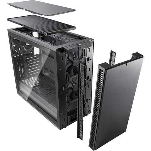Fractal Design Define S2 Gun Metal TG Light Tint ATX Case USB-C - Define S2 Gun Metal, TG, Light Tint