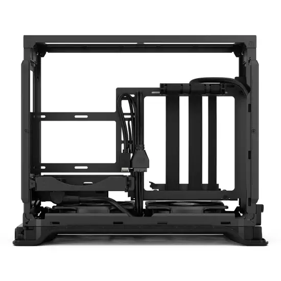 Era 2 Charcoal Grey ITX Case, Walnut Top Panel PSU Type 23 Fractal Design Era 2 Charcoal Grey ITX Case Walnut Top SFX PSU Aspect PWM Fans - Era 2 Charcoal Grey