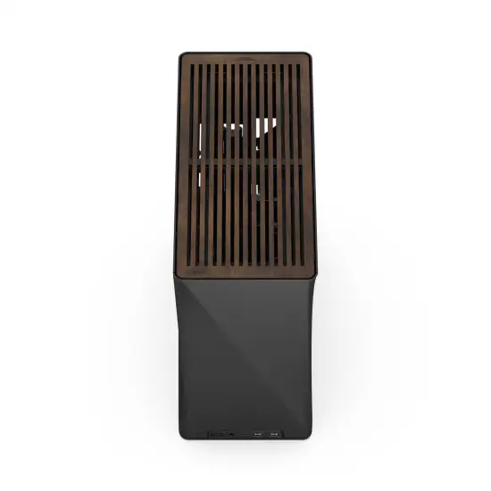 Era 2 Charcoal Grey ITX Case, Walnut Top Panel PSU Type 6 Fractal Design Era 2 Charcoal Grey ITX Case Walnut Top SFX PSU Aspect PWM Fans - Era 2 Charcoal Grey