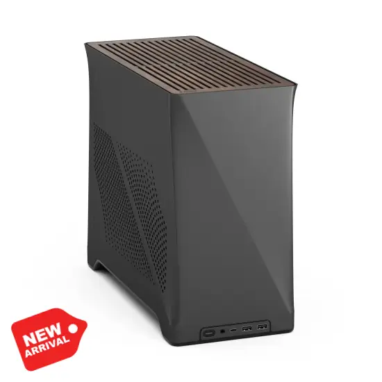 Era 2 Charcoal Grey ITX Case, Walnut Top Panel PSU Type Fractal Design Era 2 Charcoal Grey ITX Case Walnut Top SFX PSU Aspect PWM Fans - Era 2 Charcoal Grey