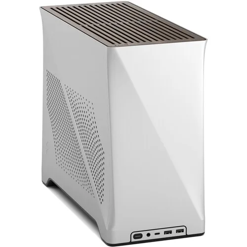 Fractal Design Era 2 Silver ITX Case Walnut Top SFX PSU Aspect PWM Fans - Era 2 Silver