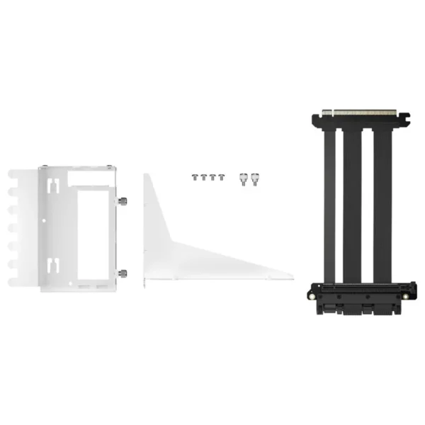 Fractal Design Flex 2 PCIe 4.0 White Riser Cable for Vertical GPU - 843276106027