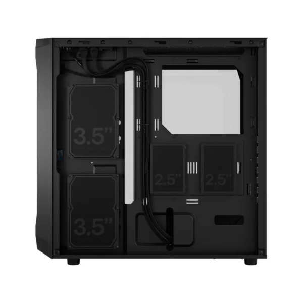 Fractal Design Focus 2 Black TG Clear Tint ATX Case - Focus 2 Black TG Clear Tint