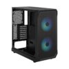 Fractal Design Focus 2 Black TG Clear Tint ATX Case - Focus 2 Black TG Clear Tint