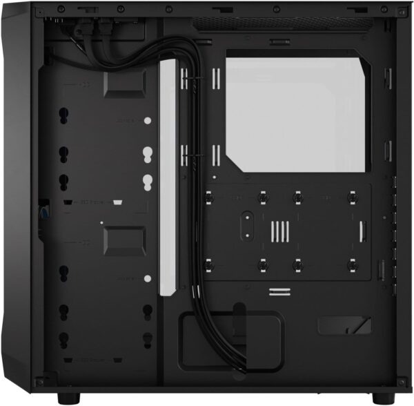Fractal Design Focus 2 Black TG Clear Tint ATX Case - Focus 2 Black TG Clear Tint