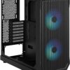 Fractal Design Focus 2 Black TG Clear Tint ATX Case - Focus 2 Black TG Clear Tint