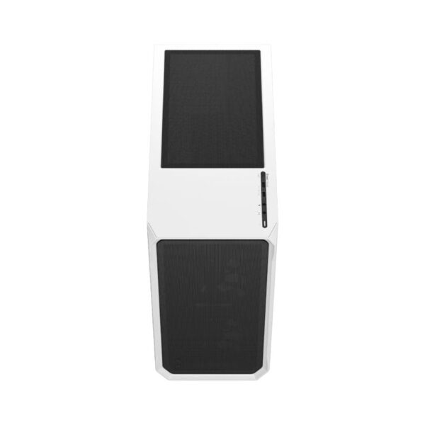 Fractal Design Focus 2 RGB White TG Clear Tint ATX Case RGB Fans - Focus 2 RGB White TG Clear Tint