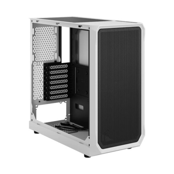 Fractal Design Focus 2 RGB White TG Clear Tint ATX Case RGB Fans - Focus 2 RGB White TG Clear Tint