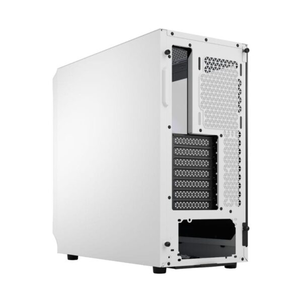Fractal Design Focus 2 White TG Clear Tint ATX Case - Focus 2 White TG Clear Tint