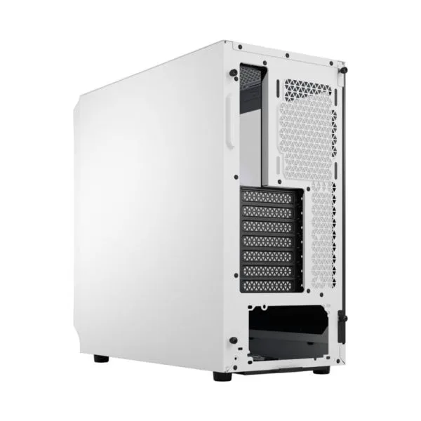 Fractal Design Focus 2 White TG Clear Tint ATX Case - Focus 2 White TG Clear Tint