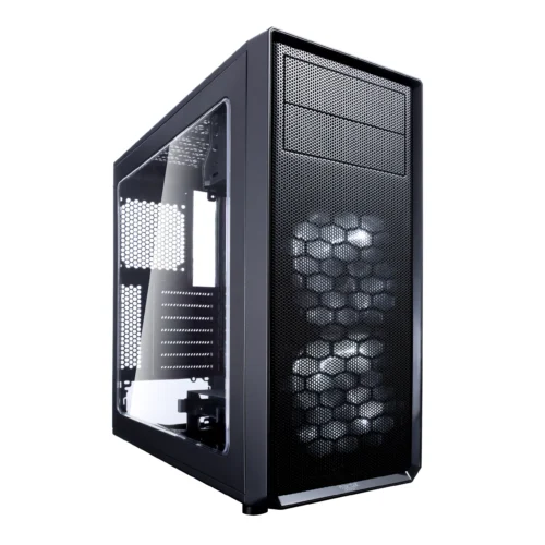 Fractal Design Focus G Black Window TG ATX Case LED Fans - Focus G Black Window