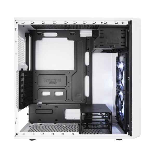 Fractal Design Focus G White Window TG ATX Case LED Fans - Focus G White Window