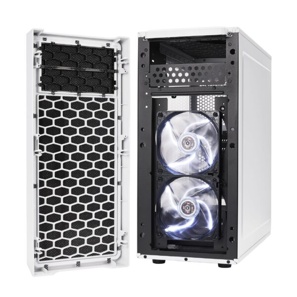 Fractal Design Focus G White Window TG ATX Case LED Fans - Focus G White Window